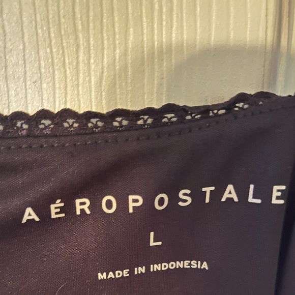 Aeropostale Black Butterfly Mini  Dress Large - Picture 4 of 4